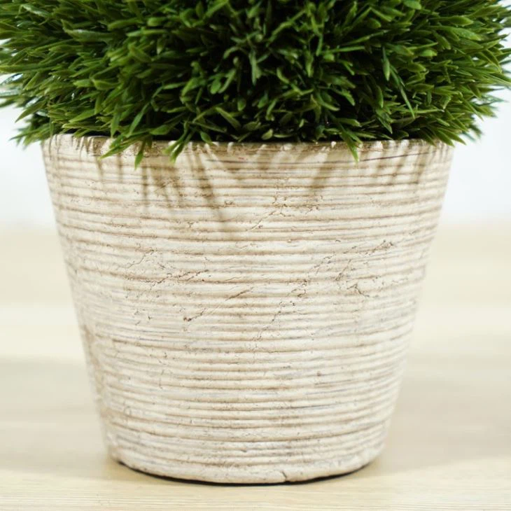 9 Inch Tall Artificial Plastic Mini Plants Unique Fake Fresh Green For Hotel Decor